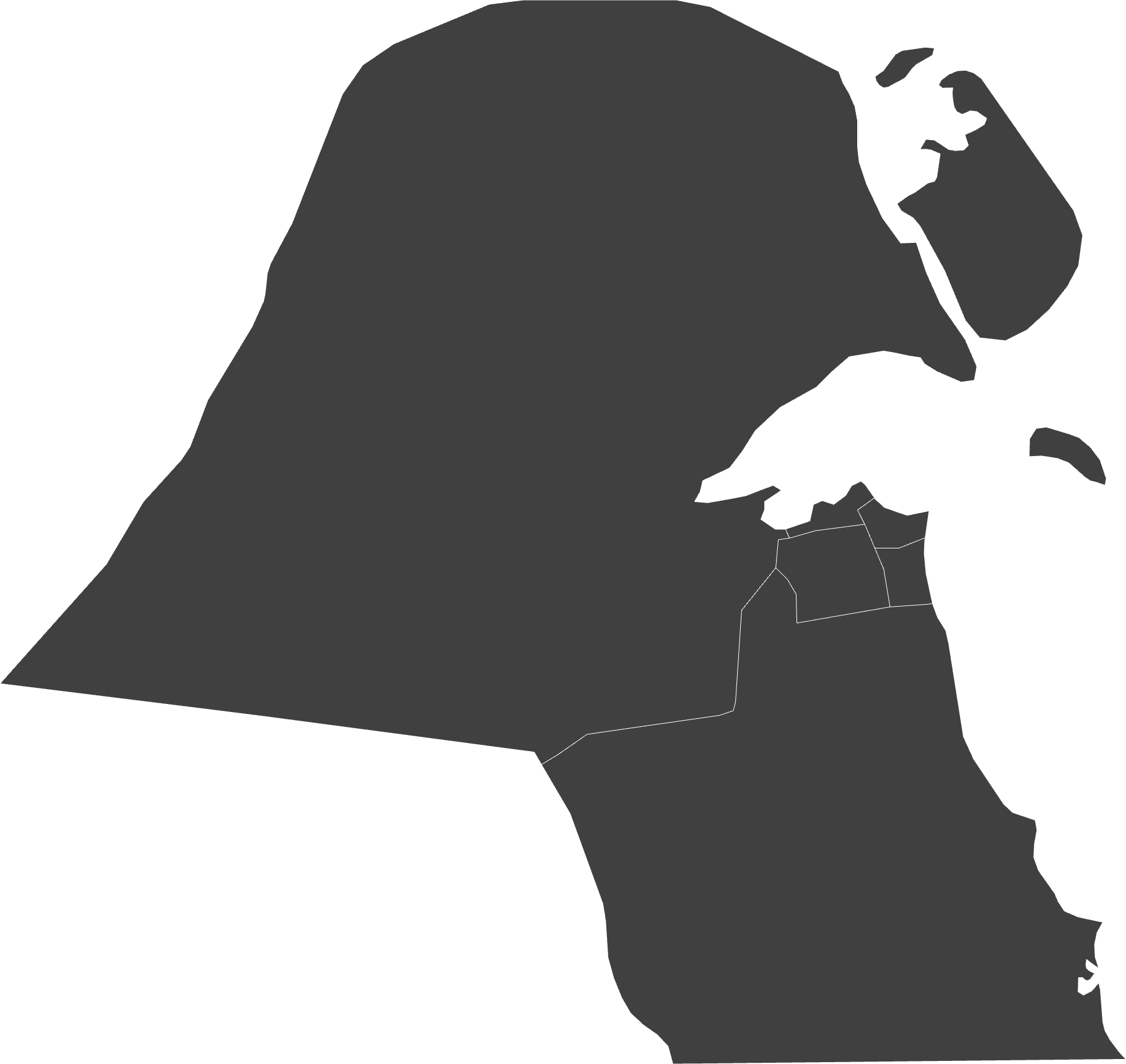 Kuwait map