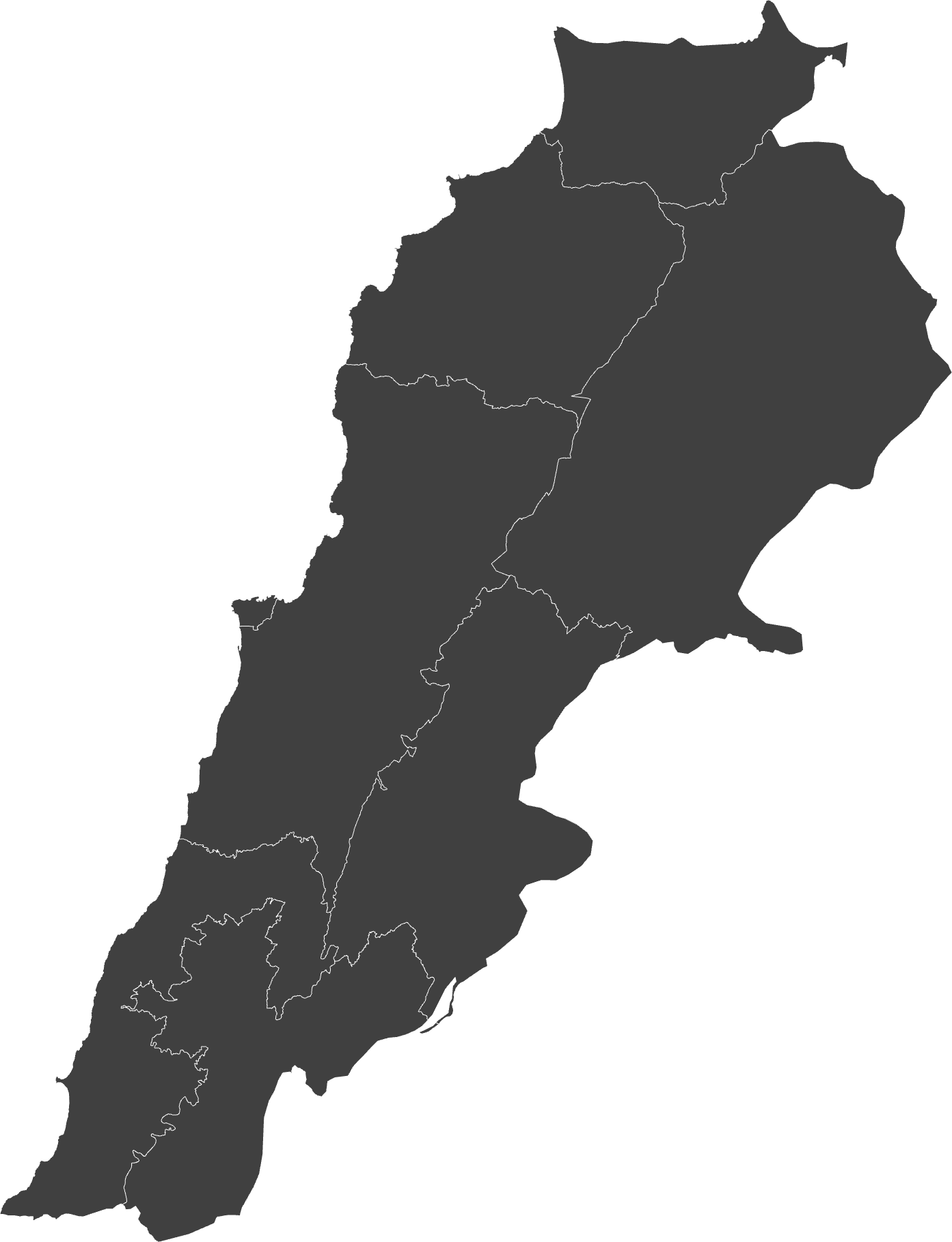 Lebanon map