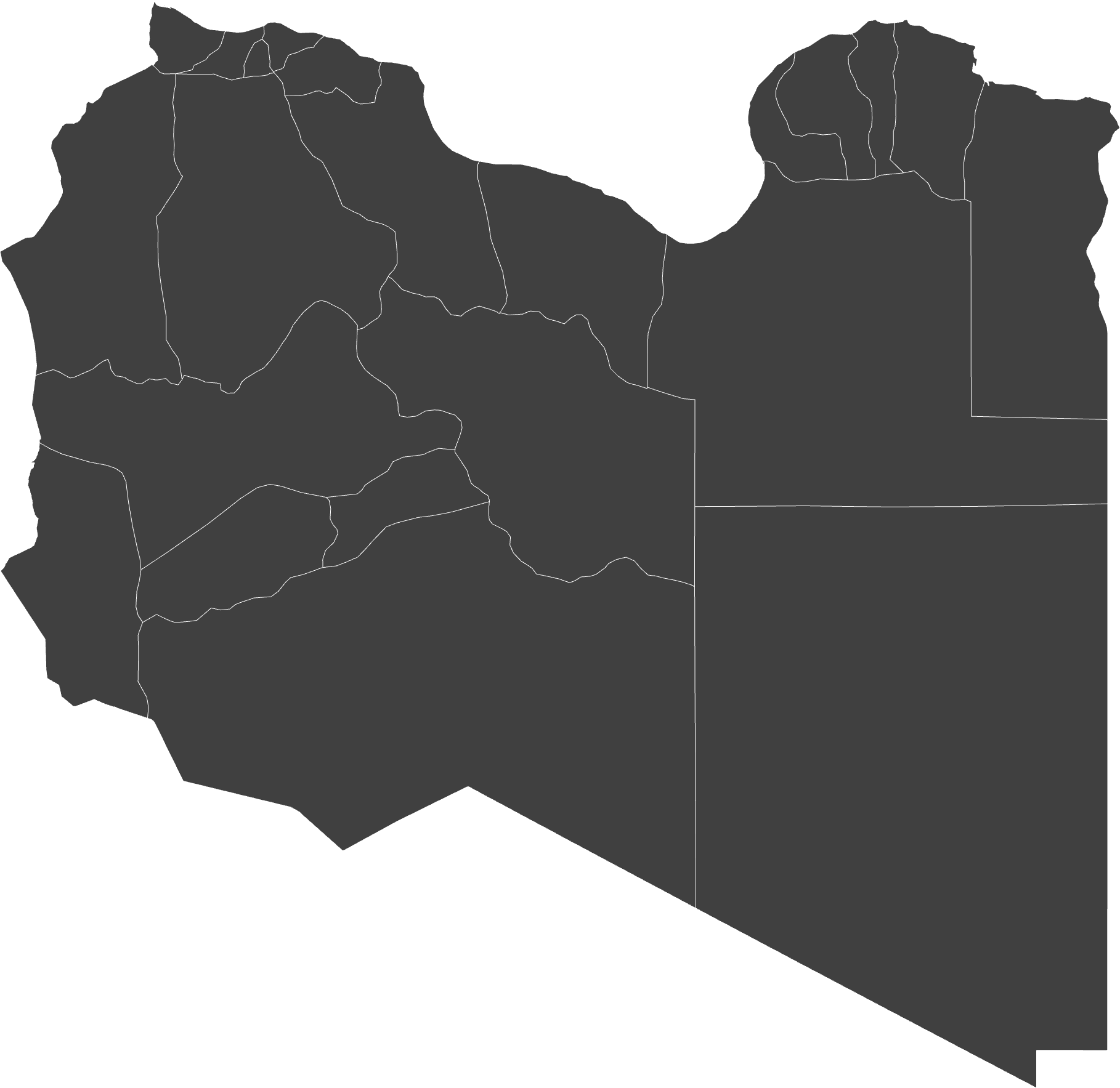 ليبيا map