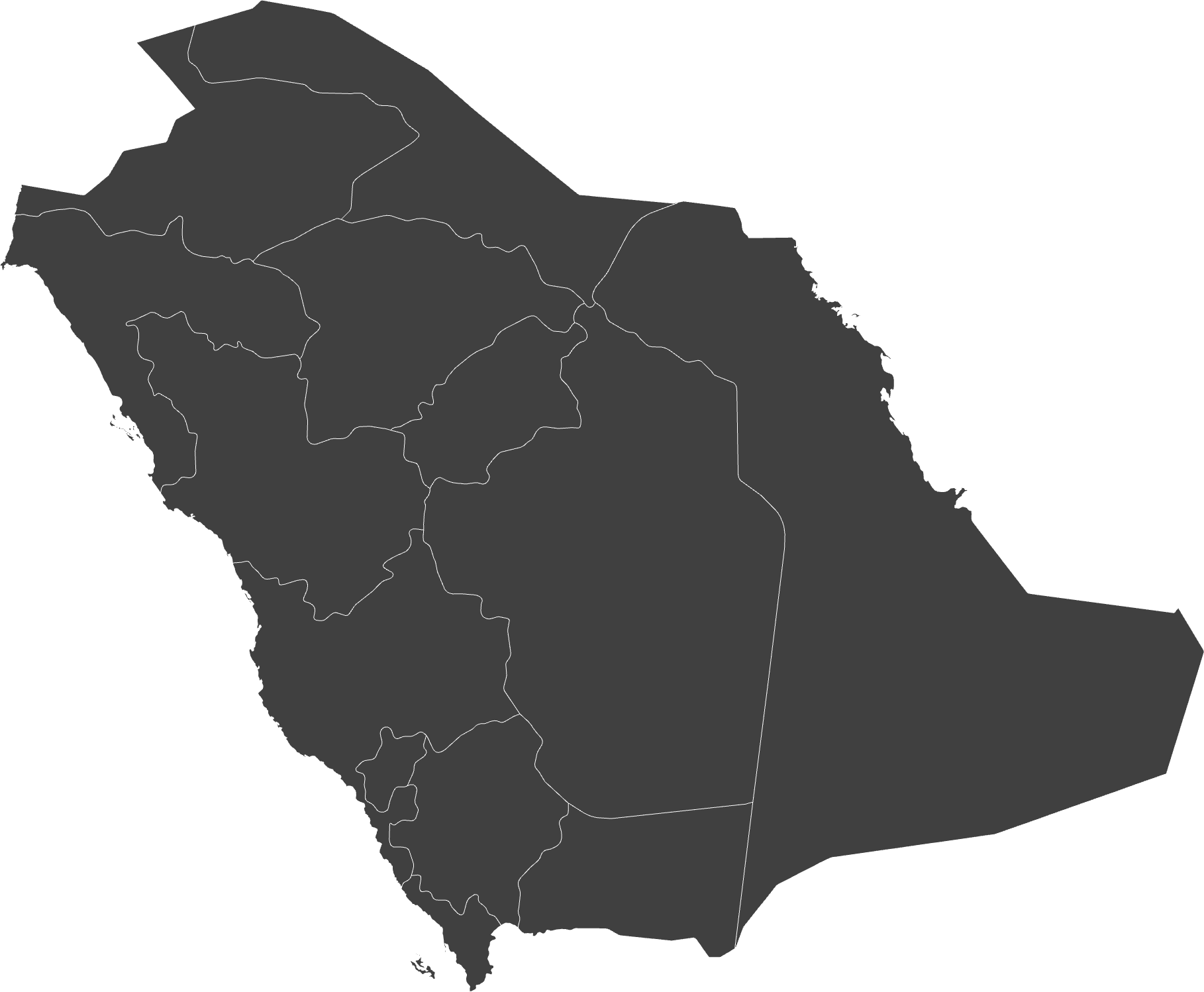 Saudi Arabia map