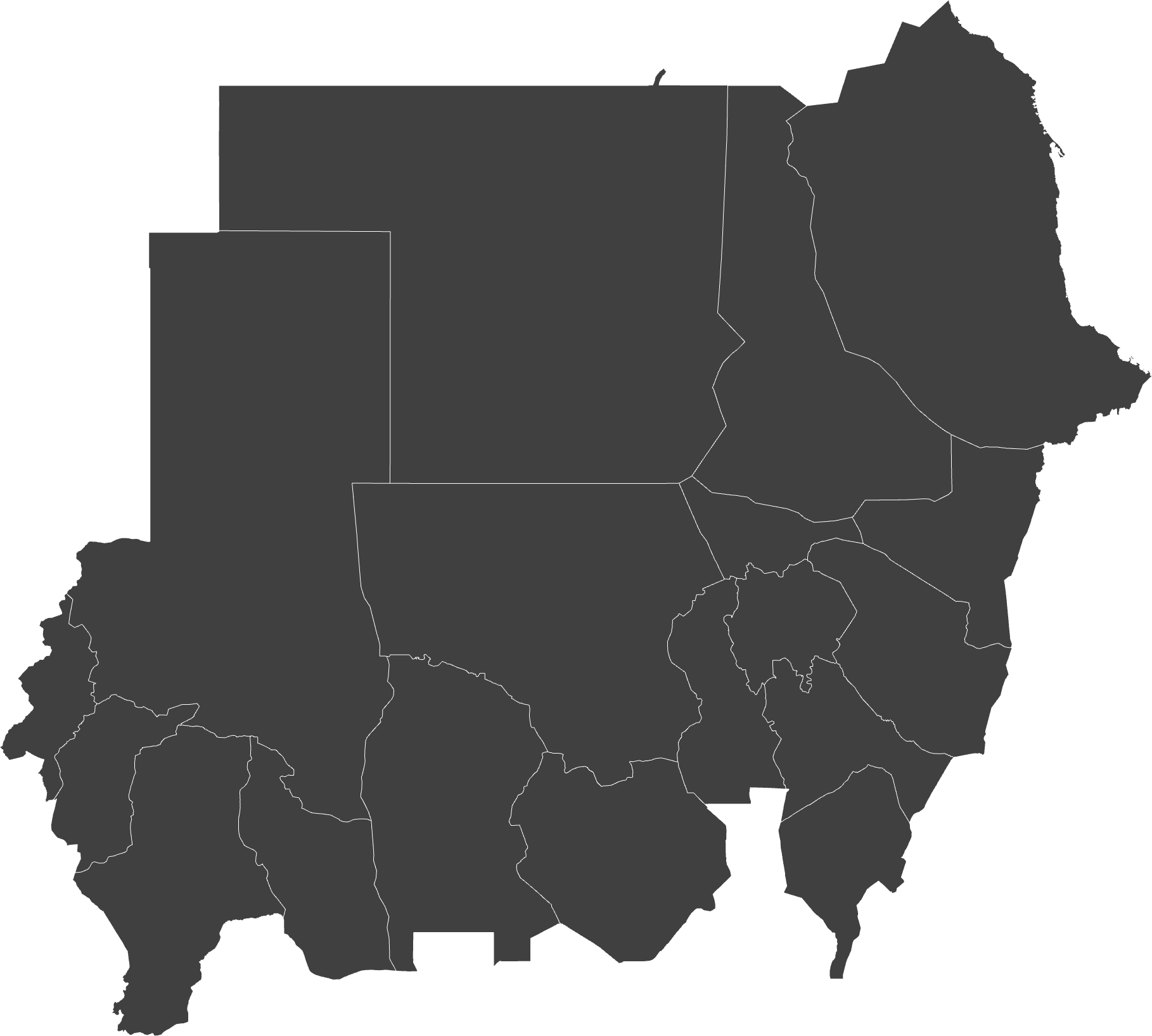 Sudan map