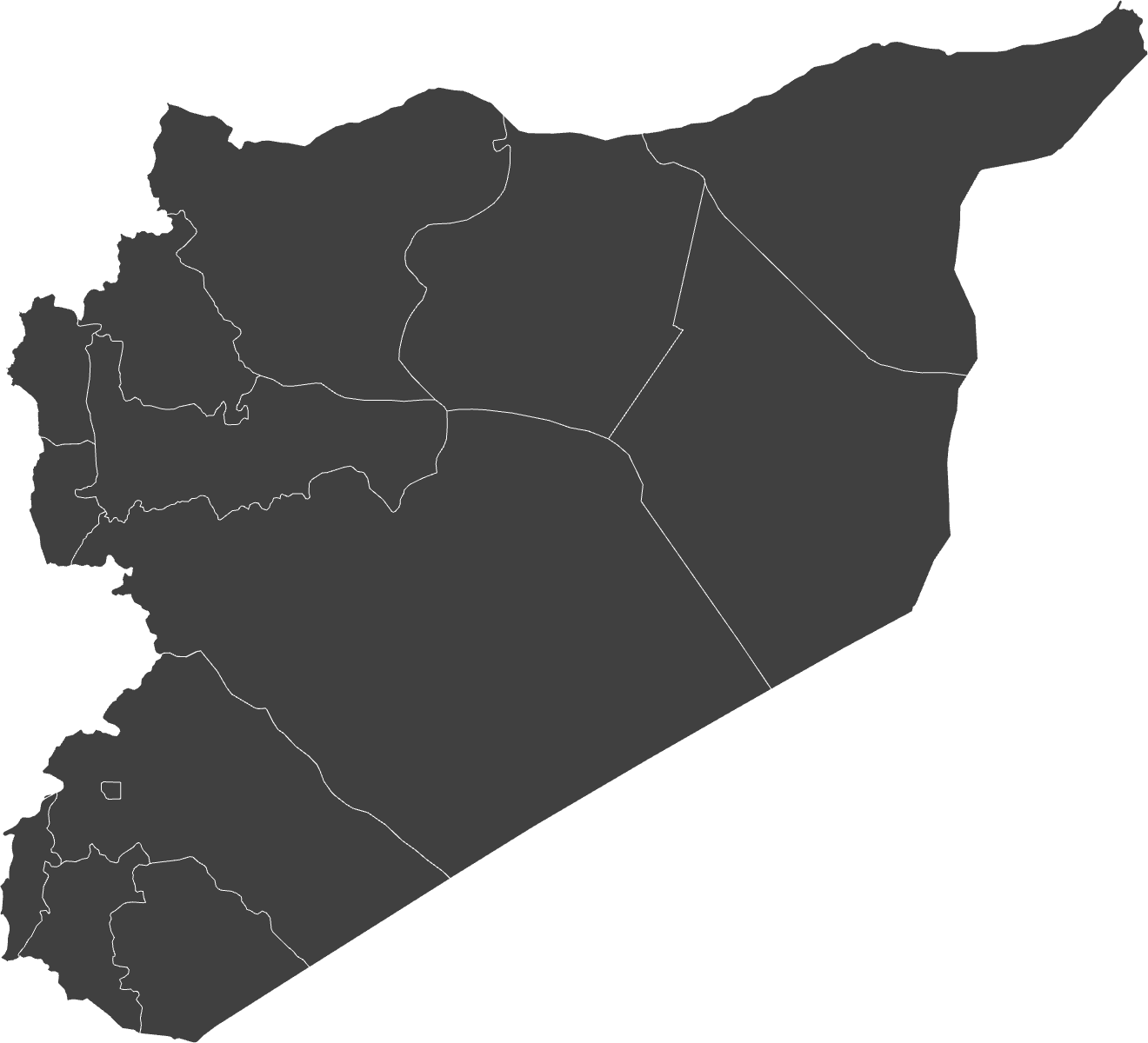 سورية map