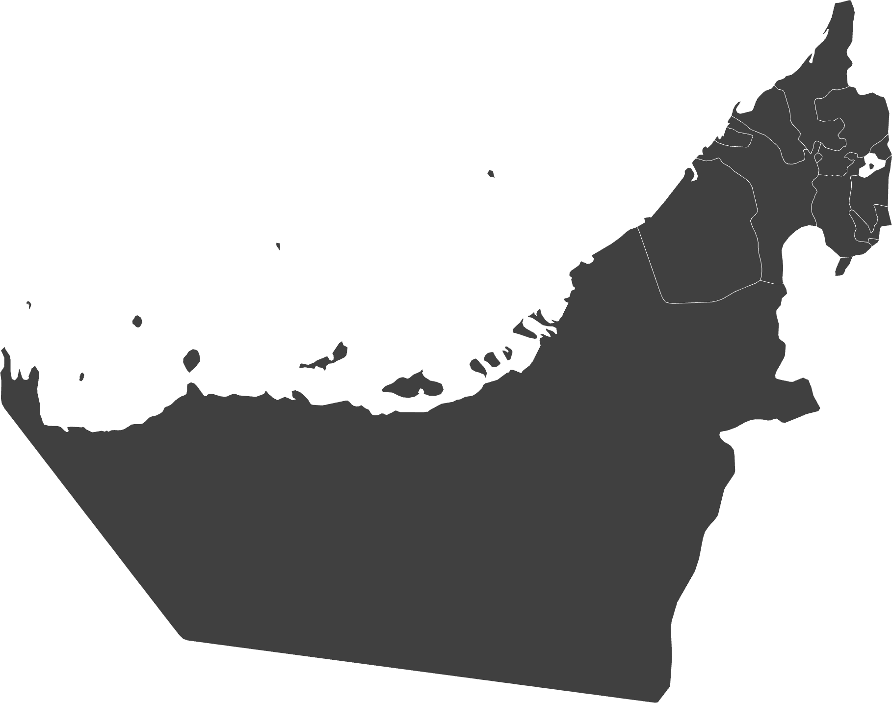 UAE map