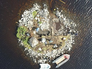 Ancient Island in Scotland Reveals Hidden Wooden Foundation